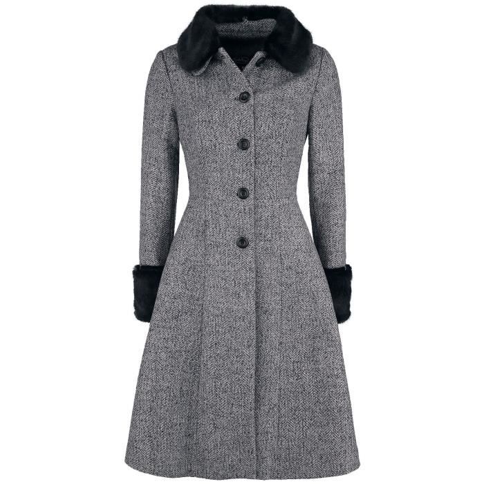 manteau long femme cdiscount