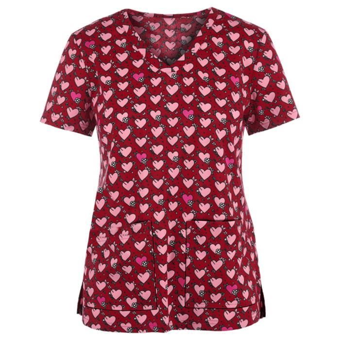 Chemisier à Manches Courtes Et à Manches Courtes Pour Femmes G40800