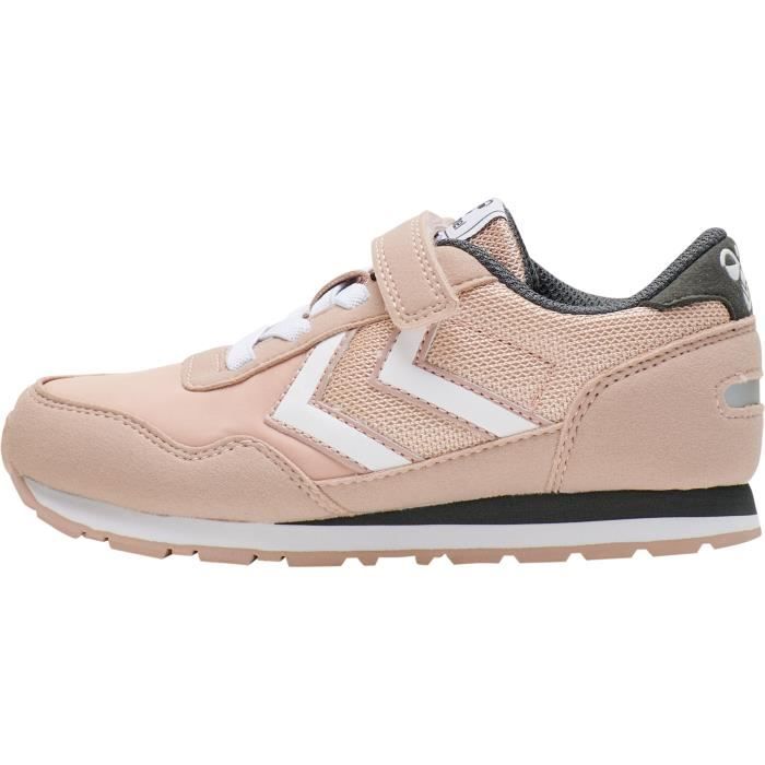 Chaussures De Football Hummel Top Star F.G. Jr - Tige PU Souple, Semelle Antidérapante, Fermeture Velcro
