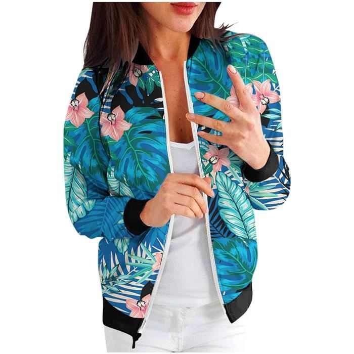 Blouson Bomber Femme Dentelle Noir Marine Atmosphere Taille 8 (36) - Printemps/automne, Occasion Très Bon état