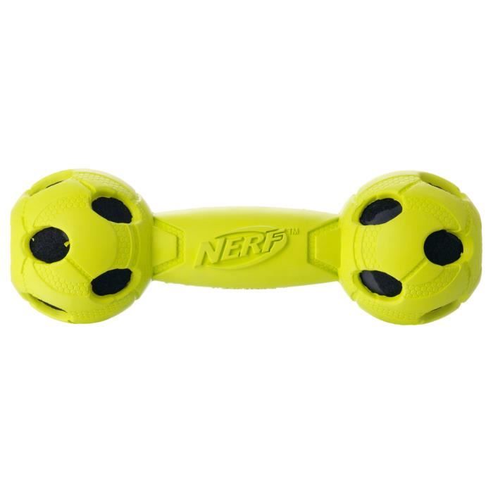 Nerf Jouet Haltere Squeak Bash En Caoutchouc Medium Cdiscount