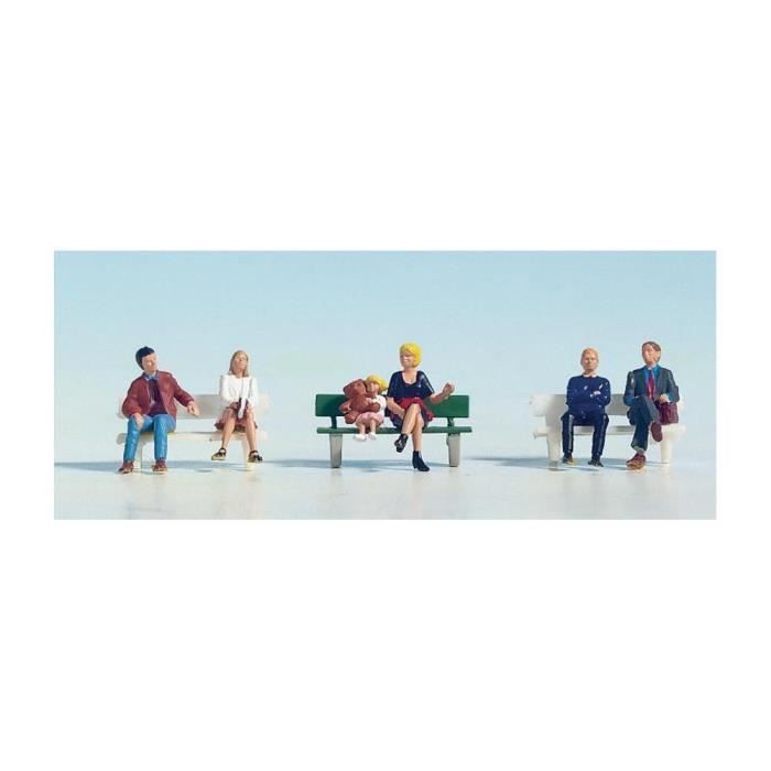 Figurines H0 personnes assises