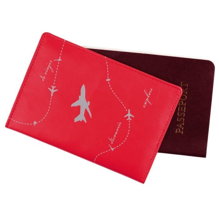 Porte-passeport Femme Chic En Plastique - Organiseur Pratique Pour Documents