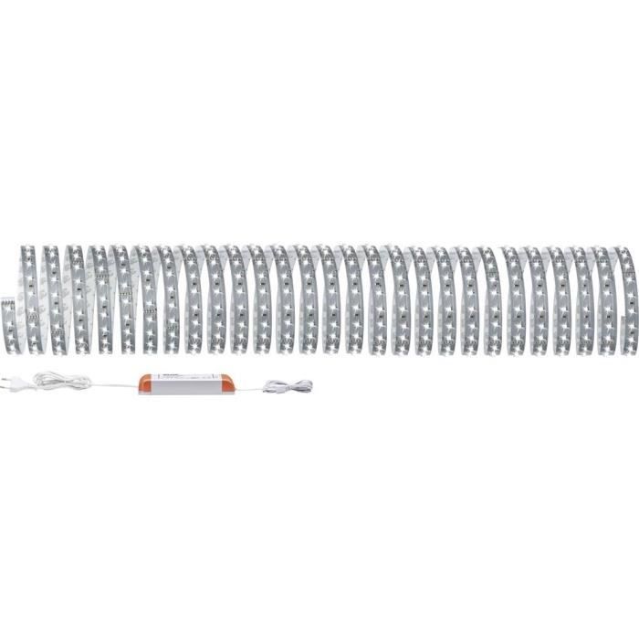 Ruban LED (Base) - PAULMANN - Paulmann 70830 - 24 V - 1000 cm - Blanc lumière du jour Ruban LED (Base) - PAULMANN - Paulmann 70830 - 24 V - 1000 cm - Blanc lumière du jour
