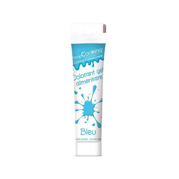 Gel colorant alimentaire bleu 20 g