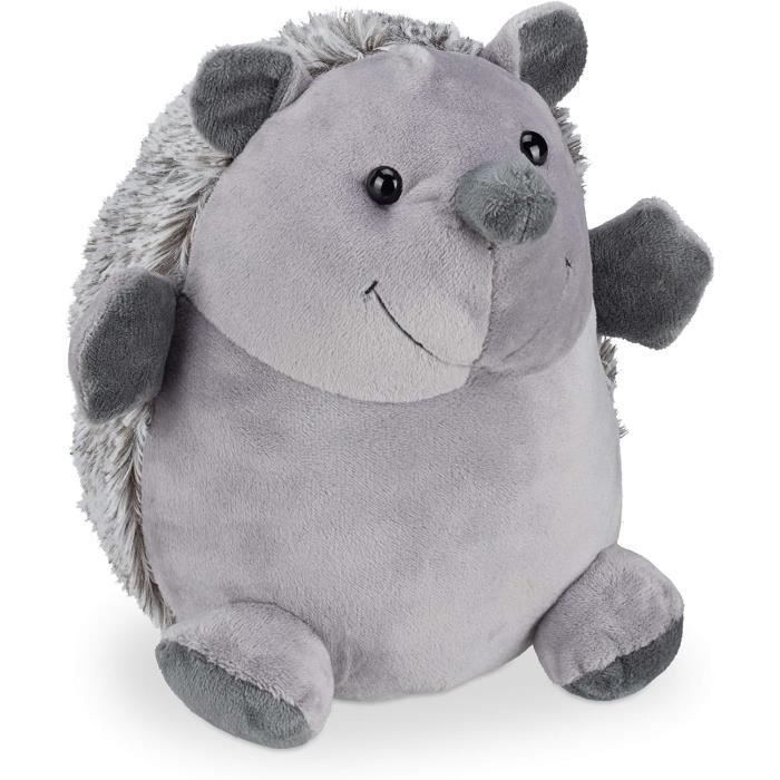 Butoir De Porte Lapin Relaxdays – Tissu Doux, Rempli De Sable – Crème, 22 X 21 X 24 Cm – Idéal Pour Chambre Enfant
