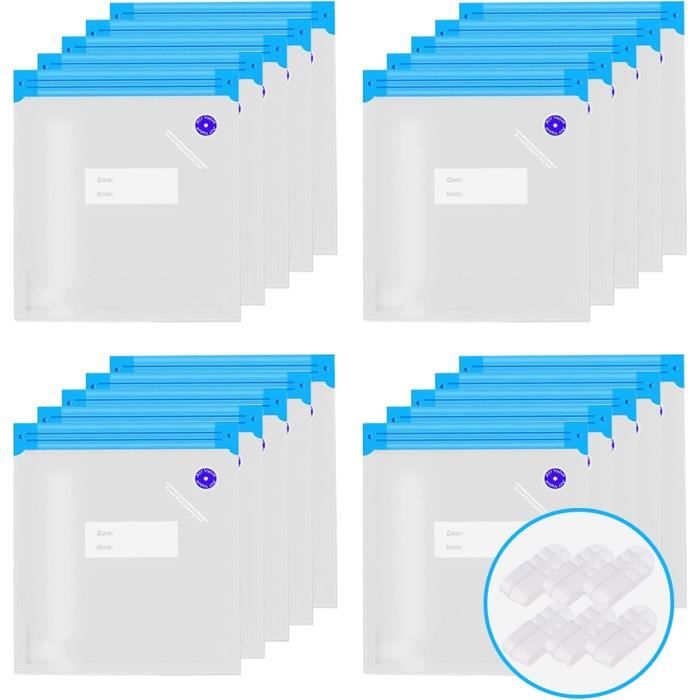 Annalocker 20 PCS Sac Sous-vide Réutilisables Sacs de Conservation Sacs Annalocker 20 PCS Sac Sous-vide Réutilisables Sacs de Conservation Sacs