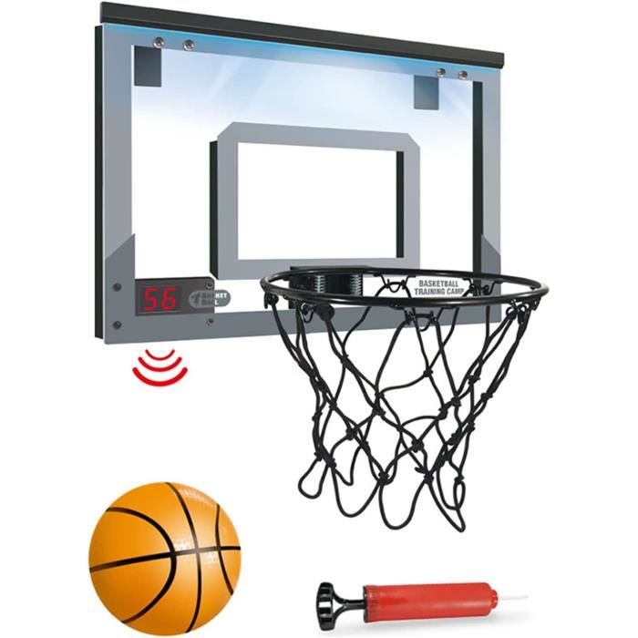 Mini Panier De Basket Intérieur Avec Ventouse - Jouet Enfant + 2 Balles + Pompe - Pour Chambre, Bureau, Salle De Bain