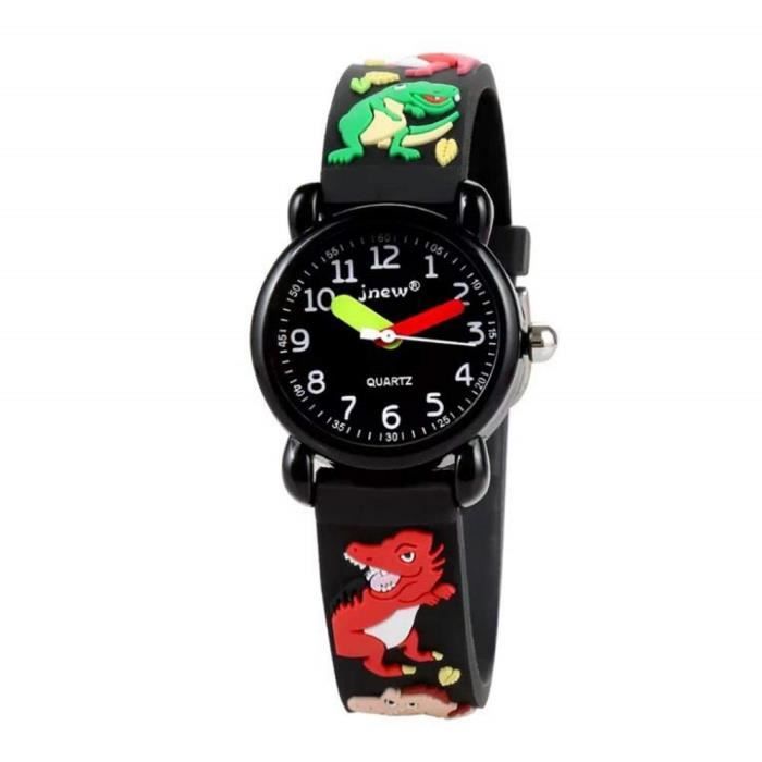Jouets Cadeau Pour 3 A 12 Ans Fille Filles Kid Enfants Montre Jouet Etanche Cadeau Pour Anniversaire Cadeaux De Noel Dragon Noir Noir Achat Vente Montre Cdiscount