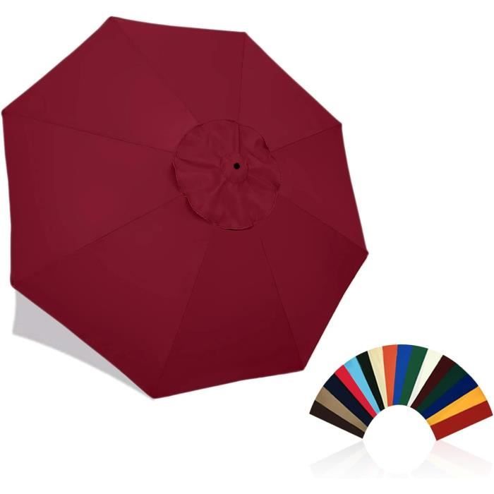 Auvent De Rechange Pour Parasol 2,7 M-3 M 6 Bras-8 Bras De Rechange