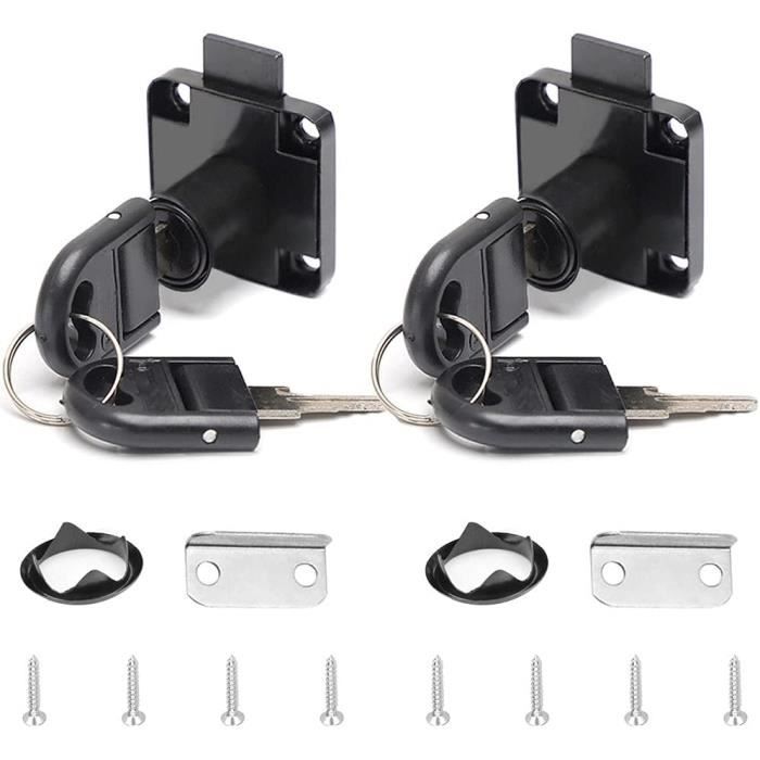 Tiroir De Bureau Métallique Avec Serrure - 17,75 Pouces, Noir, à Fixer Sous Le Plan