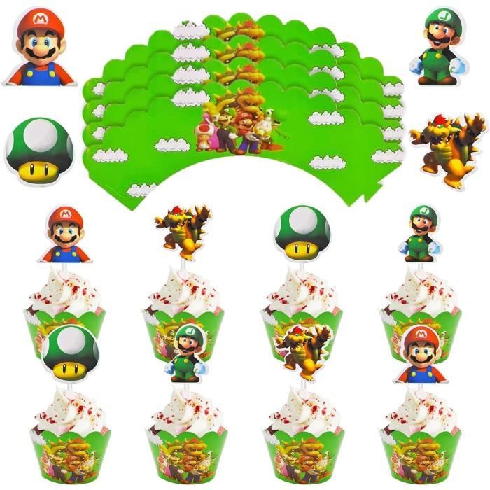Lot de 25 décorations de gâteau détective - Décoration de gâteau - Pour détective d'anniversaire - Décoration de fête d'anniversaire