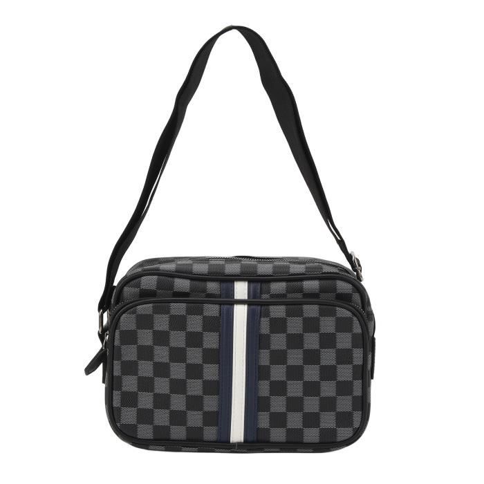 Hebetag Sac Messager Mixte En Cuir Vintage - Bandoulière Réglable, Pratique Et Élégant Pour Quotidien Et Voyage