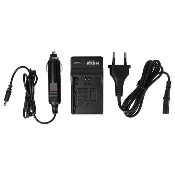 Chargeur USB Pour Batterie Leica V-Lux 1 - Charge Rapide Avec Affichage LED - Alimentation 5V/8.4V