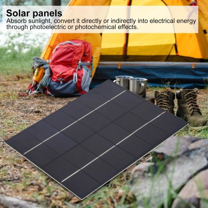 panneau de cellule solaire bricolage en silicium polycristallin photovoltaïque artisanat solaire pour lampe de pelouse solaire Mini module solaire étanche 