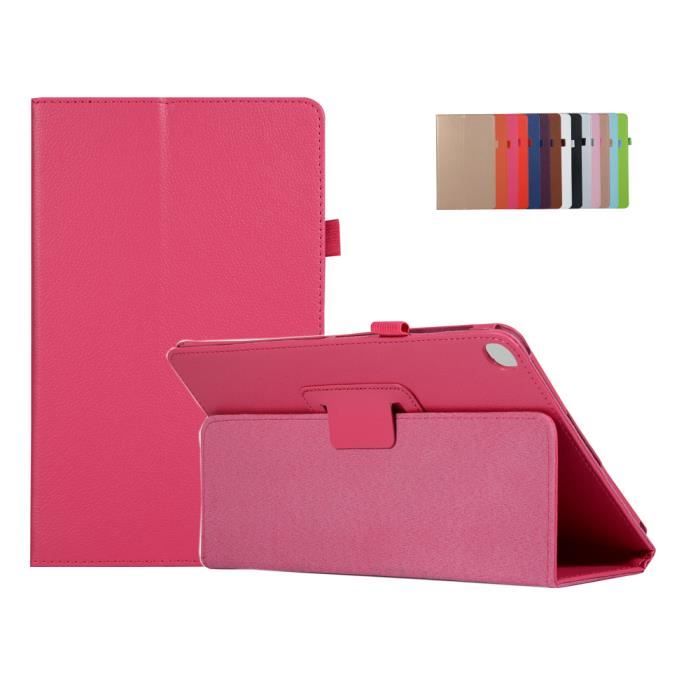 Housse Portefeuille 360° Pour Galaxy Tab A9 Plus/A9 - Cuir Synthétique Noir - Protection Complète