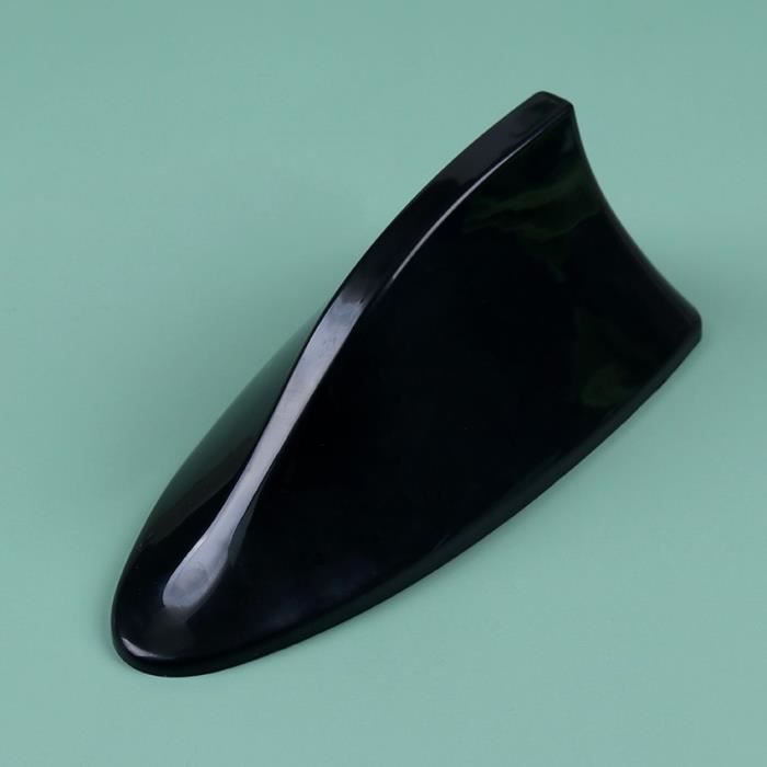 Antenne Requin Universelle Pour Toit De Voiture - Améliore Le Signal Radio - Matériau ABS, Couleur Bleu Foncé - Installation Facile Avec Base Adhésive