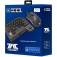 Hori T.A.C Four Type K2 - Mini Clavier Mécanique et Souris TAC Pour PS4, PS3 et PC - Licence Officielle Sony-1