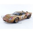 Voiture Miniature de Collection - SHELBY COLLECTIBLES 1/18 - FORD GT 40 Mk II - Le Mans 1966 - Dirty Version - Or - SHELBY430-1