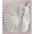 Cygne Mural 3D Objet Decoration Bebe Enfant Chambre Suspension Ornement Fille Anniversaire Cadeau Blanc-1