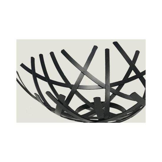 Vert GUOXIANG Corbeille à fruits en métal – 33 x 21,2 x 10,5 cm Corbeille en métal décorative Wispy Corbeille à fruits design amovible pour cuisine décoration de table intérieure et extérieure
