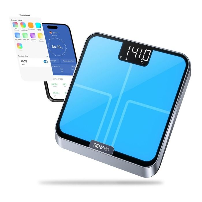 Pèse-personne Renpho Elis Chroma A017 - Bluetooth - Blanche - Cdiscount ...