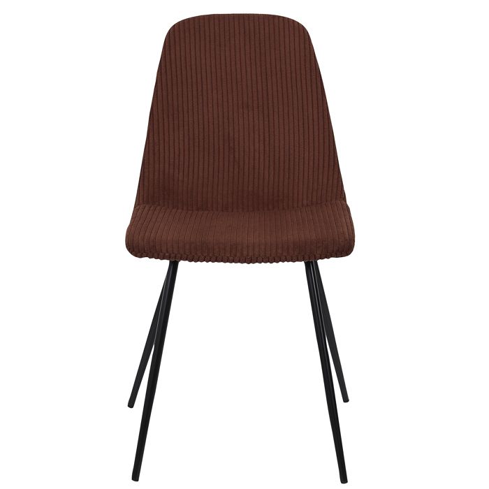 Coffre Assise Terracotta HOME DECO FACTORY - Pouf Côtelé Scott 38x38x38cm | Banc Pliable Et Rangement - Terracotta Pouf Textile Polyester