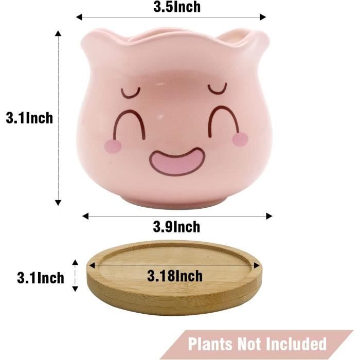 Pot De Fleur En Céramique Fontaine Intégré Modèle Bambou Neuf