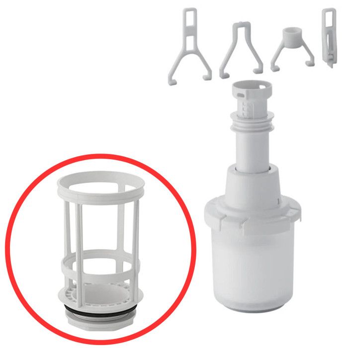 Geberit 8009556 – Bassin Complet Pour Chasse D'Eau Twinline 12 Cm – Argent Robuste Et Fiable