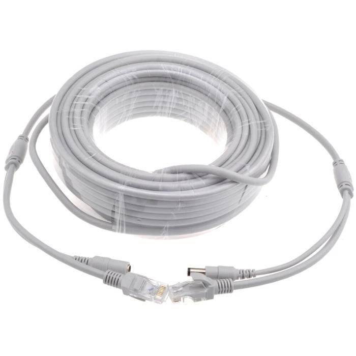 Câble Ethernet - RNCYN - CAT5/CAT-5e - 10M - RJ45 - Câble plat pour ...