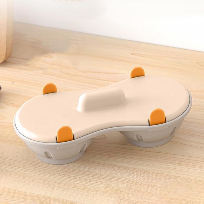 Majatou Braconnier à Œufs Micro-ondes - Cuiseur D'Oeufs En Plastique Alimentaire, Préparez Des Œufs Parfaits En Quelques Minutes