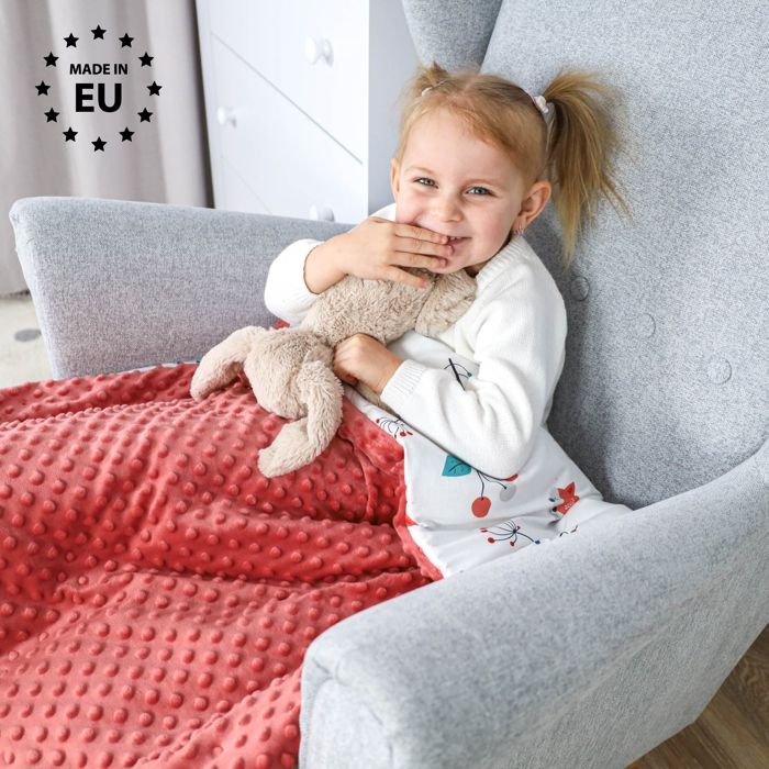 Couverture Poussette Bébé Hiver avec Minky 75x100 cm - TOTSY BABY