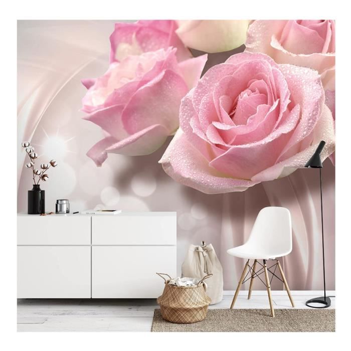 Décoration Murale Feuilles Roses - Décoration Murale Bohème