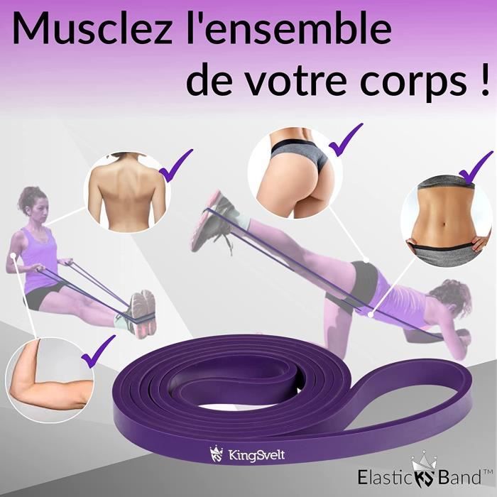 Kit Fitness Femme Materiel Sport Maison Bande Elastique Fitness