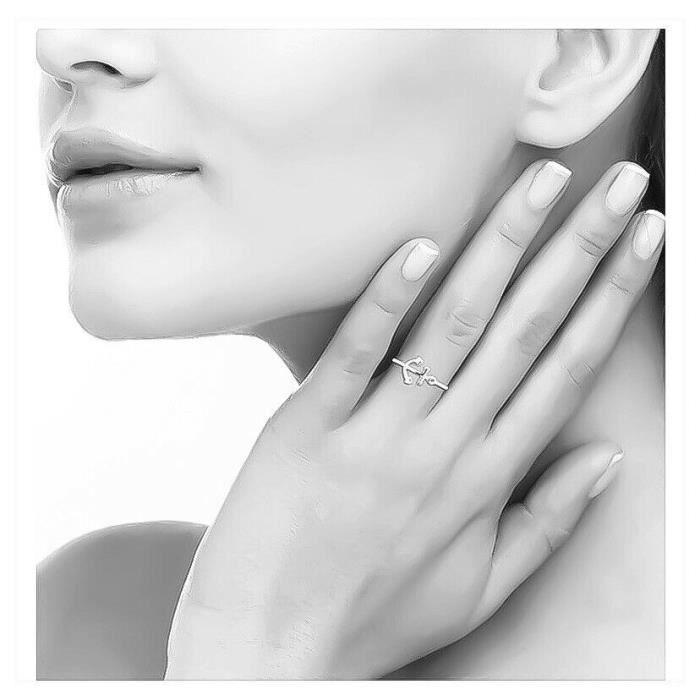 Bague top ancre femme