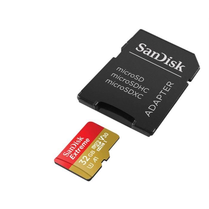 Carte mémoire flash SanDisk Extreme - 1 To - Class10 - V30 - UHS-I U3 -  Cdiscount Appareil Photo