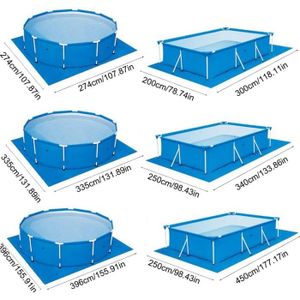 Tapis De Sol Pour Piscine Ronde Tapis Sol Piscine Ronde Rond 198cm Feutre - Antidérapant Et Absorbant Tapis De Sol Piscine Ronde 4m