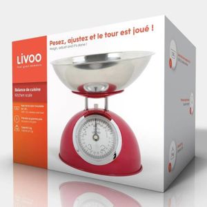 LITTLE BALANCE 8197 Kinetic Flower Noire, Balance de cuisine sans pile, 5 kg, No
