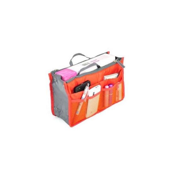 SHOP-STORY Organisateur Organiseur de Sac /à Main Couleur Orange