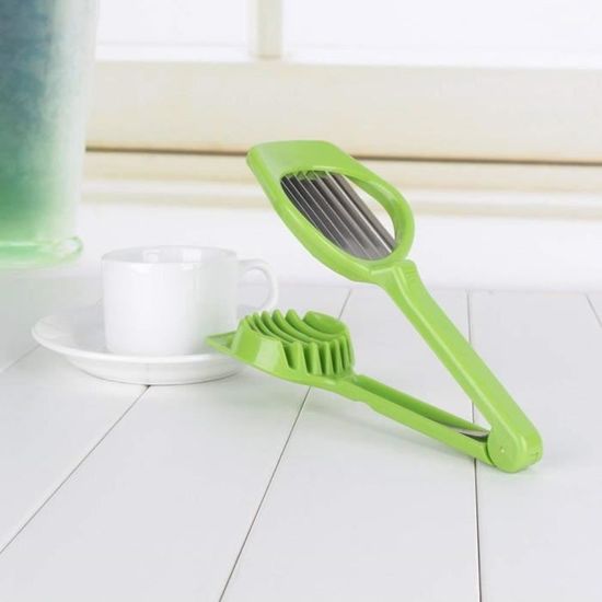 Oeuf Coupe Cutter Oeuf Champignon Salade Déjeuner ustensiles de cuisine Blanc