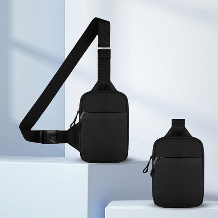 Sac à Bandoulière Étanche Homme - Sling Crossbody Léger Imperméable Pour Voyage Et Sport