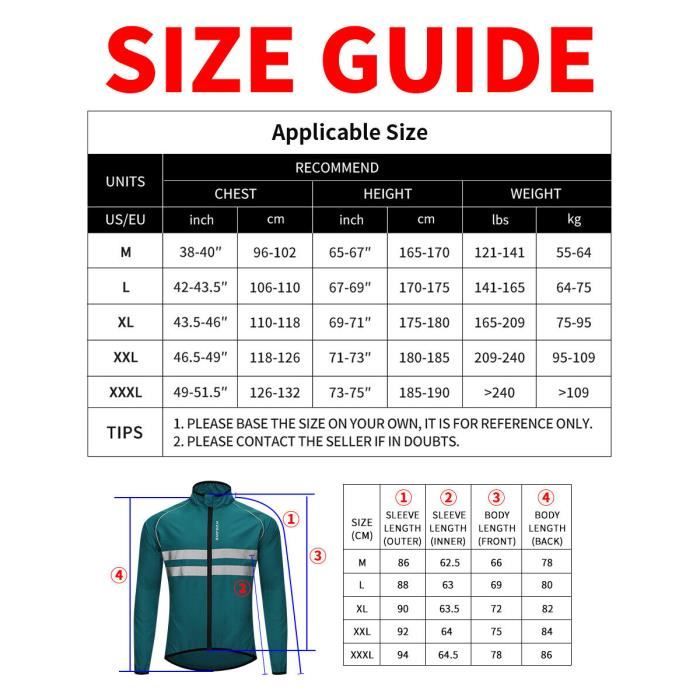 ROCKBROS Veste Polaire Hiver Homme Femme Chauffante – Coupe-Vent Imperméable Réfléchissante Vélo VTT