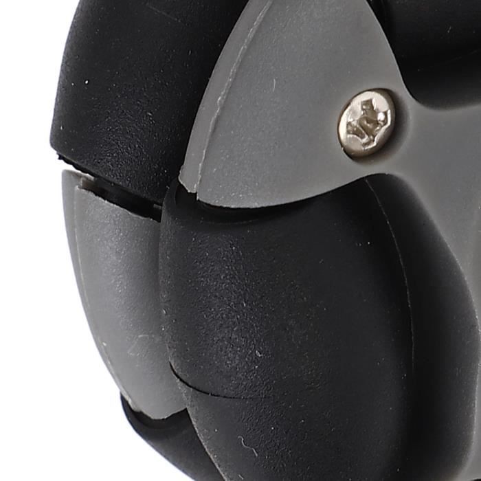 Roue Omnidirectionnelle 48 Mm – Corps Nylon, Rouleau TPR – Charge 2 Kg – Pour Compétition Robotique