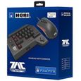 Hori T.A.C Four Type K2 - Mini Clavier Mécanique et Souris TAC Pour PS4, PS3 et PC - Licence Officielle Sony-4