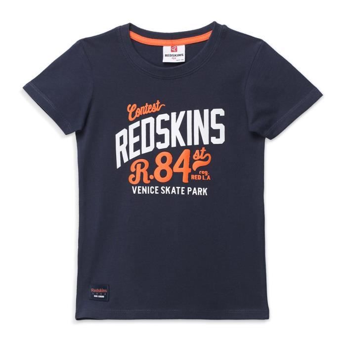REDSKINS - T-shirt Manches courtes - Marine - Garçon