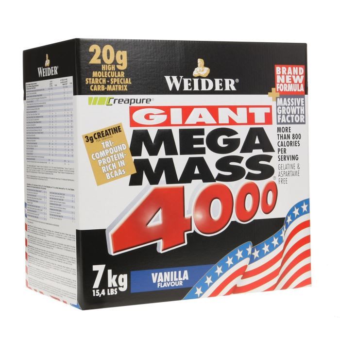 WEIDER MEGA MASS 4000 VANILLE 7 kg NTT