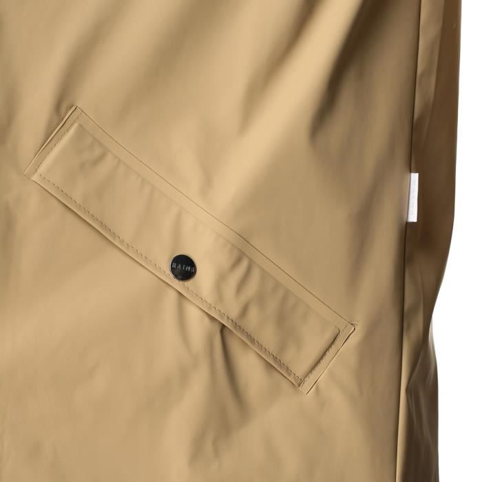 RAINS Imperm able Court Beige Homme Beige Cdiscount Pr t Porter
