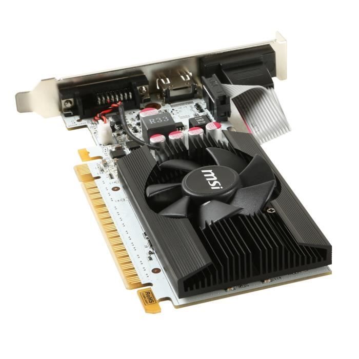 MSI Carte graphique NVIDIA GeForce GTX 730 1Go Cdiscount Informatique