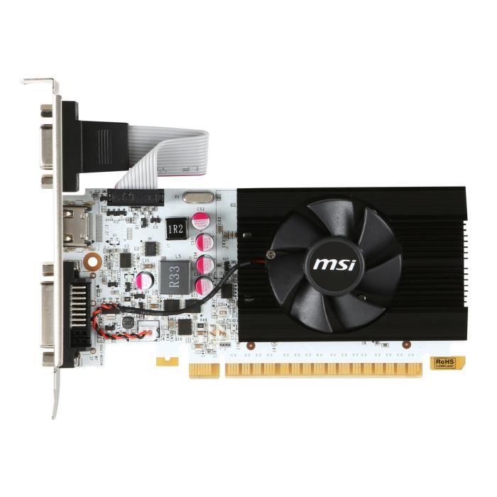 MSI Carte graphique NVIDIA GeForce GTX 730 1Go Cdiscount Informatique