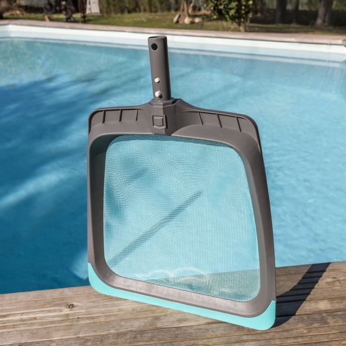 SPOOL Épuisette piscine de surface luxe avec raclette - Sans